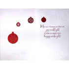 Rosedale - Cartes de souhaits Noël Gold / Enveloppes - 5-1/2 po x 8 po - Décorations scintillantes - Paquet de 6-Imprimées sur un papier de qualité non couché