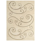 Modway - Jubilant Pousse à la Vigne Défilante Tapis de comédie 8 pi l x 10 pi L - Crème et beige-Tapis de vigne défilante Sprout Area Shag