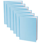 Ashley - Livre blanc à couverture rigide pour jeunes auteurs - Bleu - 28 cm (H) x 21,5 cm (L) - Portrait - 14 feuilles/28 pages - Paquet de 6-Idéal pour les jeunes auteurs, les cadeaux, les souvenirs de classe, l'accomplissement personnel et plus encore, mesure 11 po de hauteur x 8-1/2 po de largeur.