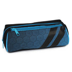 Fashion Stationery - Étui à crayons sporty 2 à fermeture éclair - Bleu/Noir-Pour le rangement des crayons, des stylos et des petits accessoires
