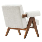 Modway - Lyra Tissu Boucle Fauteuil - Ivoire - Ensemble de 2-	Pieds non marqués