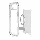 Blu Element - Étui DropZone Rugged MagSafe avec Kickstand pour iPhone 17 Air - Transparent-Polycarbonate transparent anti-rayures