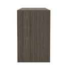 Manhattan Comfort - Linda 72" Moderne Commode Double à 6 Tiroirs - Noyer Brun-Parfait pour le rangement de la chambre, les lampes ou les objets de décoration