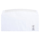 SupremeX Enveloppes E.Z. Open avec fenêtre – no 10 – 24 lb − 4 1/8 po x 9 1/2 po − Blanc − paquet de 500-Vélin blanc