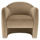 Modway - Compose Performance Velvet Chaise d’accent - Taupe-Arrivée entièrement assemblée