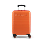 Reebok - Valise de cabine à coque rigide 21.50po Double Dribble - Orange-Poignée télescopique ergonomique pour confort et durabilité, avec hauteurs réglables sur plusieurs niveaux et poignées supérieures et latérales renforcées