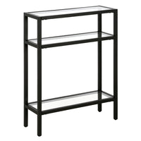 Hudson&Canal - Console Sivil 22" de largeur - Bronze noirci-La taille compacte est parfaite pour les petits espaces