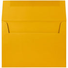 JAM Paper - Enveloppes d'invitation A7 - 5,25 x 7,25 - jaune tournesol - 250/paquet-Enveloppes en papier jaune tournesol