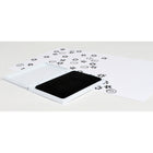 Ready 2 Learn - Tampon encreur lavable géant - Noir - 6,2 po L x 4,1 po l - Paquet de 2-Conception du tampon d'encre surélevé: Le tampon surélevé signifie qu'il n'y a pas de bords durs autour de l'encre. Les enfants peuvent appuyer sans heurter un bord, ce qui offre plus d’espace pour tamponner !