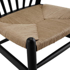 Modway - Flourish Fuseau Fauteuil d’appoint de salle à manger - Noir-Livré entièrement assemblé