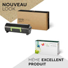 Ecotone - 55B1X00 Remanufacturés Toner Cartridge - Noir-Couleur : Noir