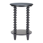 Zuo - Gocce Table d’appoint - Noir-Bois peint imitation sapin au charme naturel et raffiné
