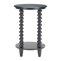 Zuo - Gocce Table d’appoint - Noir-Bois peint imitation sapin au charme naturel et raffiné