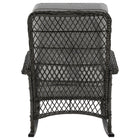 Manhattan Comfort - Fauteuil à bascule traditionnel d'extérieur Fruttuo 75 cm (29,52") - Gris mélangé-Assemblage à domicile requis Tout le matériel inclus
