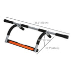 Soozier - Barre De Traction Pour Porte - Barre Horizontale De Musculation À Domicile-Poignées antidérapantes pour une utilisation confortable et sûre  
