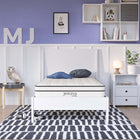 Modway - Jenna 6 po Ressorts et mousse Matelas simple étroit-Bobines enveloppées individuellement de 4,5 po