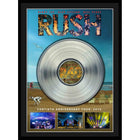 Rush 40th Anniversary Tour with Platinum LP - Impression encadree - 28" x 21"-Qualité supérieure - music memorabilia