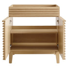 Modway - Render 30" Armoire de toilette de salle de bain (lavabo non inclus) - Chêne-8