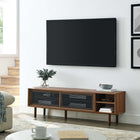 Modway - Kurtis 60 po Meuble TV, Noyer-MDF et panneau de particules