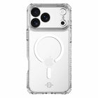 Itskins - Étui Hybrid_R MagSafe pour iPhone 17 Pro - Transparent-Aimants 2X plus puissants intégrés dans les couches du boîtier