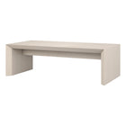 Hudson&Canal - Table basse rectangulaire Oswin 48" L - Aulne blanc-Le plateau de table a une capacité de poids de 75 lb