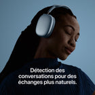 Apple - AirPods Max 2 (USB-C) - Bleu-Voyagez D’une Langue À L’autre: Appuyez longuement sur le bouton de mode d’écoute pour activer la traduction en direct propulsée par Apple Intelligence, qui traduit automatiquement ce qu’on vous dit dans la langue de votre choix