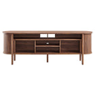 Modway - Cadence 71 po courbé Meuble TV, Noyer-8