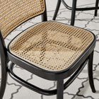 Modway - Winona Fauteuil d’appoint de salle à manger Ensemble de 2 - Noir-Aucune assemblée requise
