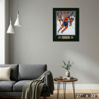 Connor McDavid Edmonton Oilers 22x28 Action Photo - Impression encadree - 27" x 33"-Prêt à accrocher - livré entièrement assemblé
