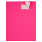 JAM Paper Étiquettes postales, 1 1/3 x 4 po, rose néon, 252/paquet-Dimensions : 1,33 x 4