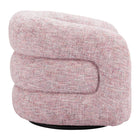 Zuo - Refine Chaise pivotante - Tweed rose-Garantie limitée de 3 ans