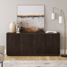 Hudson&Canal - Table de buffet Alston 68" L - Brun aulne-Construit en bois d'ingénierie de haute qualité dans une finition artisanale en aulne brun
