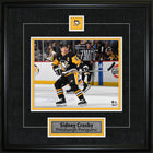 Sidney Crosby Pin & Plate Pittsburgh Penguins - Impression encadree - 18" x 18"-Qualité supérieure - virtual frames