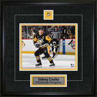Sidney Crosby Pin & Plate Pittsburgh Penguins - Impression encadree - 18" x 18"-Qualité supérieure - virtual frames