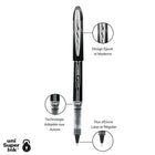 Pilot - Stylos à bille roulante Hi-Tecpoint Grip V5 - couleurs variées - paquet de 3-La micro-pointe de 0,5 mm produit des lignes nettes et sans interruption pour une écriture d’une grande précision