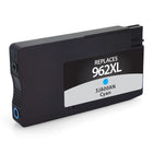 Staples - Cartouche d’encre 3JA00AN HP 962XL remise à neuf - rendement élevé - cyan-Compatible avec: HP OfficeJet Pro 9010, 9010e, 9015, 9016, 9018e, 9019e, 9025, 9025e (HP 962XL)