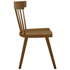 Modway - Sutter Fauteuil d’appoint de salle à manger - Noyer-Entièrement assemblé