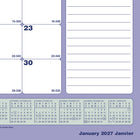 Blueline - 2027 Calendrier mural mensuel - 11 po x 8 1/2 po - bilingue-La reliure à double spirale maintient les pages bien en place