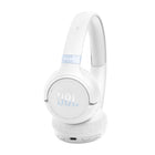 JBL - Tune 680NC Casque supra‑auriculaire sans fil avec réduction de bruit - Blanc-Connexion multipoint avec Bluetooth 6.0