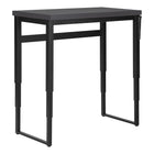 Monarch Specialties - 7680 Bureau 48 po L - Hauteur Adjustable Gris Moderne/Noir-6