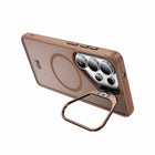 Blu Element - Chromatic Kick avec étui aimants pour Samsung Galaxy S26 Ultra, Marron-Élégant et fin
