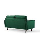 Modway - Valour Performance Velvet Loveseat - Vert-Capacité de poids du Loveseat : 600 lb.
