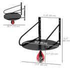 Soozier - Plateforme De Sac De Vitesse De Boxe Murale - Hauteur Réglable-Poire de vitesse en PU pivotante à 360°  