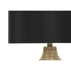 Monarch Specialties - Luminaire - 25 po H Lampe De Table - Abat-Jour Noir - Résine Brune - Contemporain-Un assemblage mineur est nécessaire grâce aux instructions illustrées incluses . fabriquée avec des matériaux de qualité pour une plus grande longévité, cette lampe de table bénéficie d'une garantie limitée de 2 ans contre les défauts de fabrication