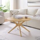 Modway - Crossroads Manche Bois Table basse - Chêne-Placage de frêne