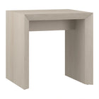Hudson&Canal - Table d'appoint rectangulaire Oswin de 56 cm de largeur, , blanc aulne-Un design contemporain moderne pour votre salon, votre bureau et plus encore
