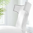 Modway - Curve Tissu Chaise à manger - Blanc-Rembourrage en tissu polyester