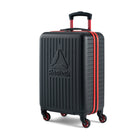 Reebok - Valise de cabine à coque rigide 21.50po Hoop - Noir-Roulettes pivotantes à 360° pour un déplacement fluide, silencieux et sans effort