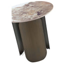 Manhattan Comfort - Table d’appoint Monica 19,68 po style moderne et glamour - Or-Design élégant et raffiné pour sublimer votre environnement de vie