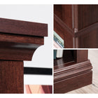 Sauder - Bibliothèque d'angle à 5 étagères - Cerisier Select-Instructions claires: Avec des instructions illustrées et des pièces étiquetées, l'assemblage est rapide et facile